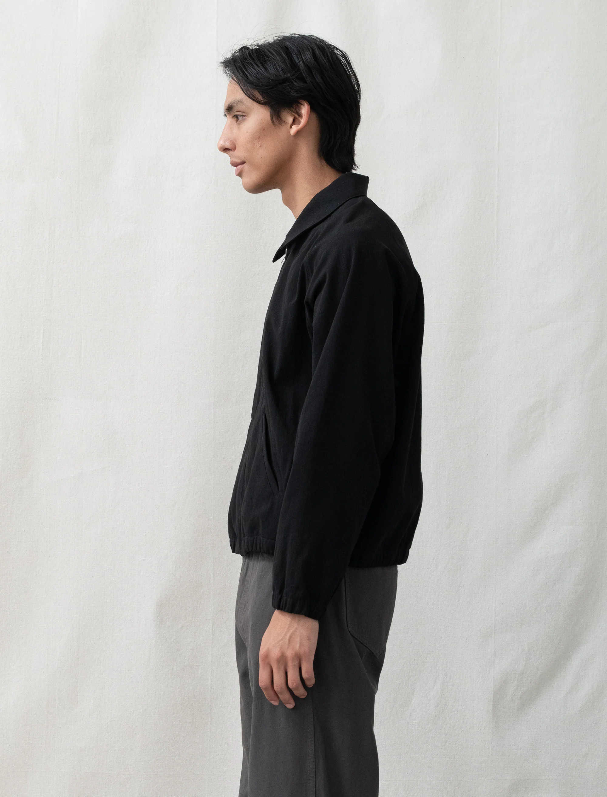 CC Canvas Coach Jacket (Black) - Image 3