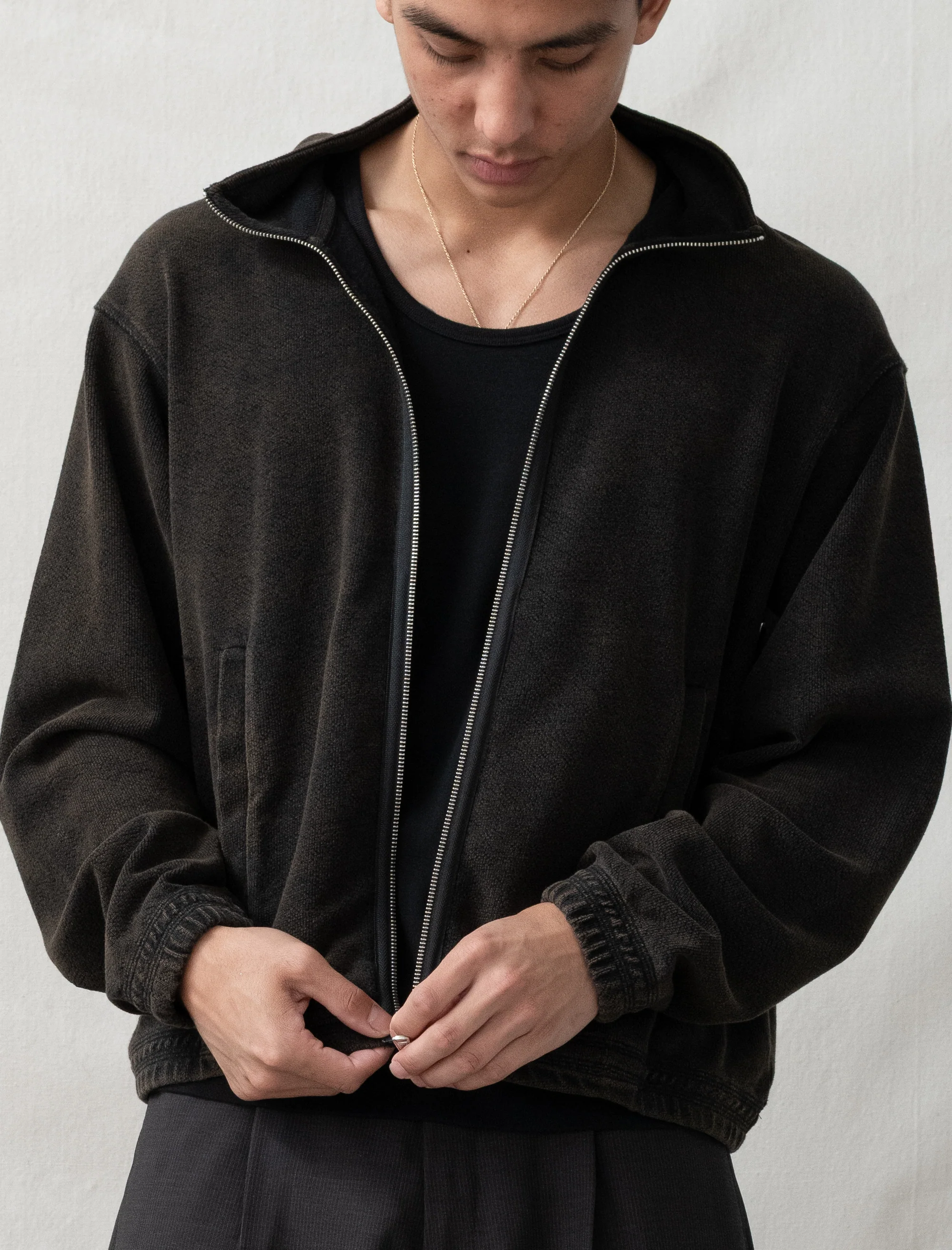 Covet Full Zip (Burned Black)
