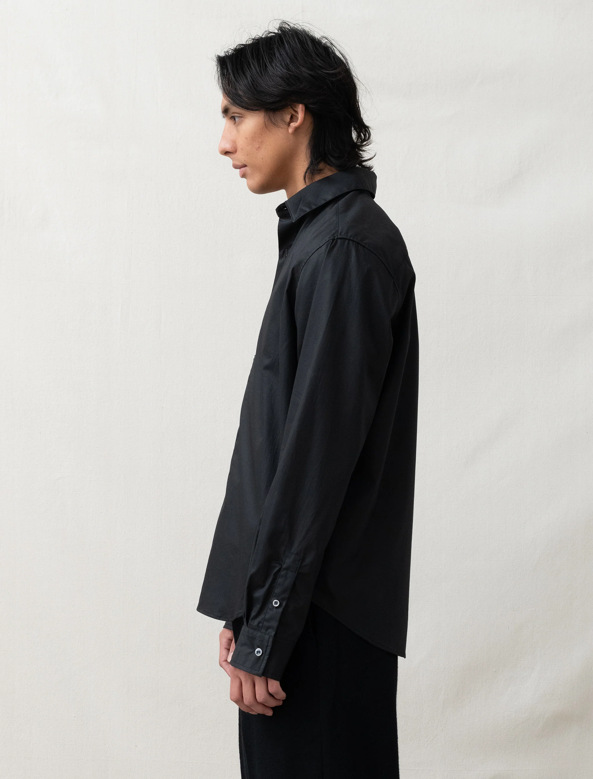 Everyday Shirt (Black Twill) - Image 3