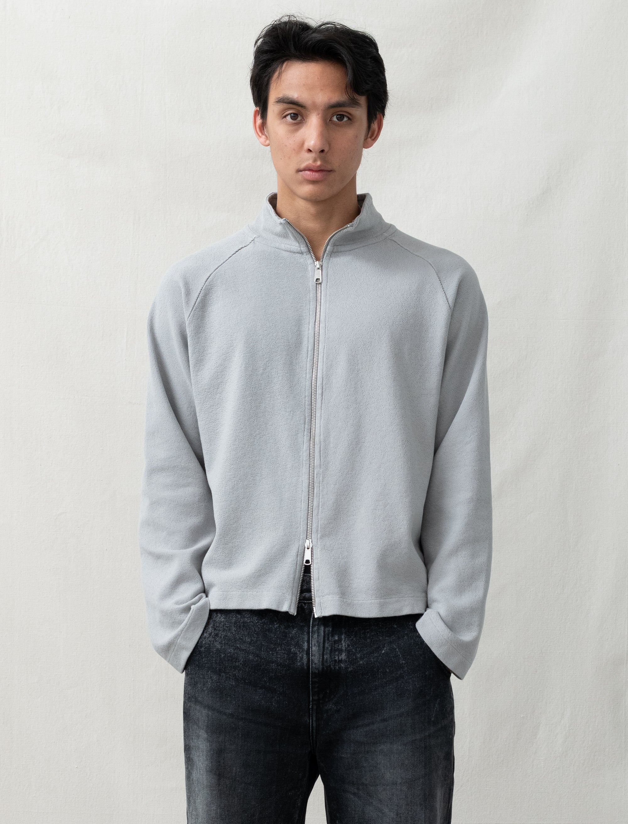 Leisure Zip Up (Mineral Grey Needle Jump) - Image 2