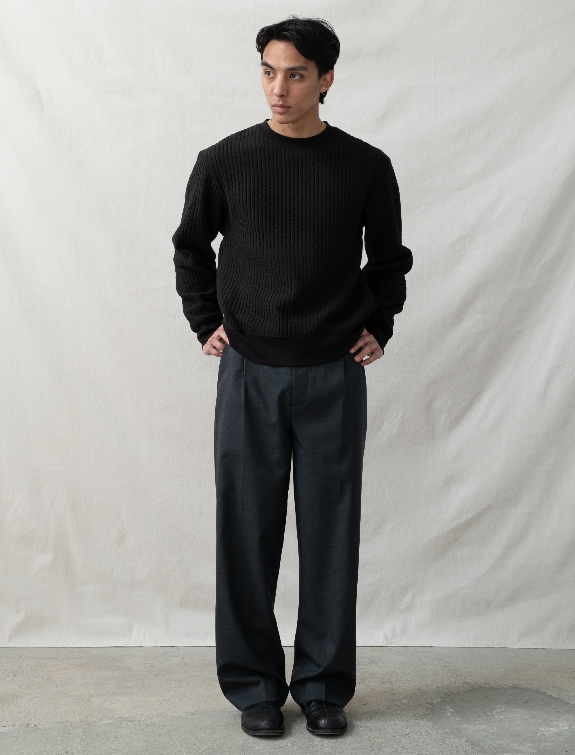 Bows and Arrows Padded Crewneck (Shadow) - Image 2