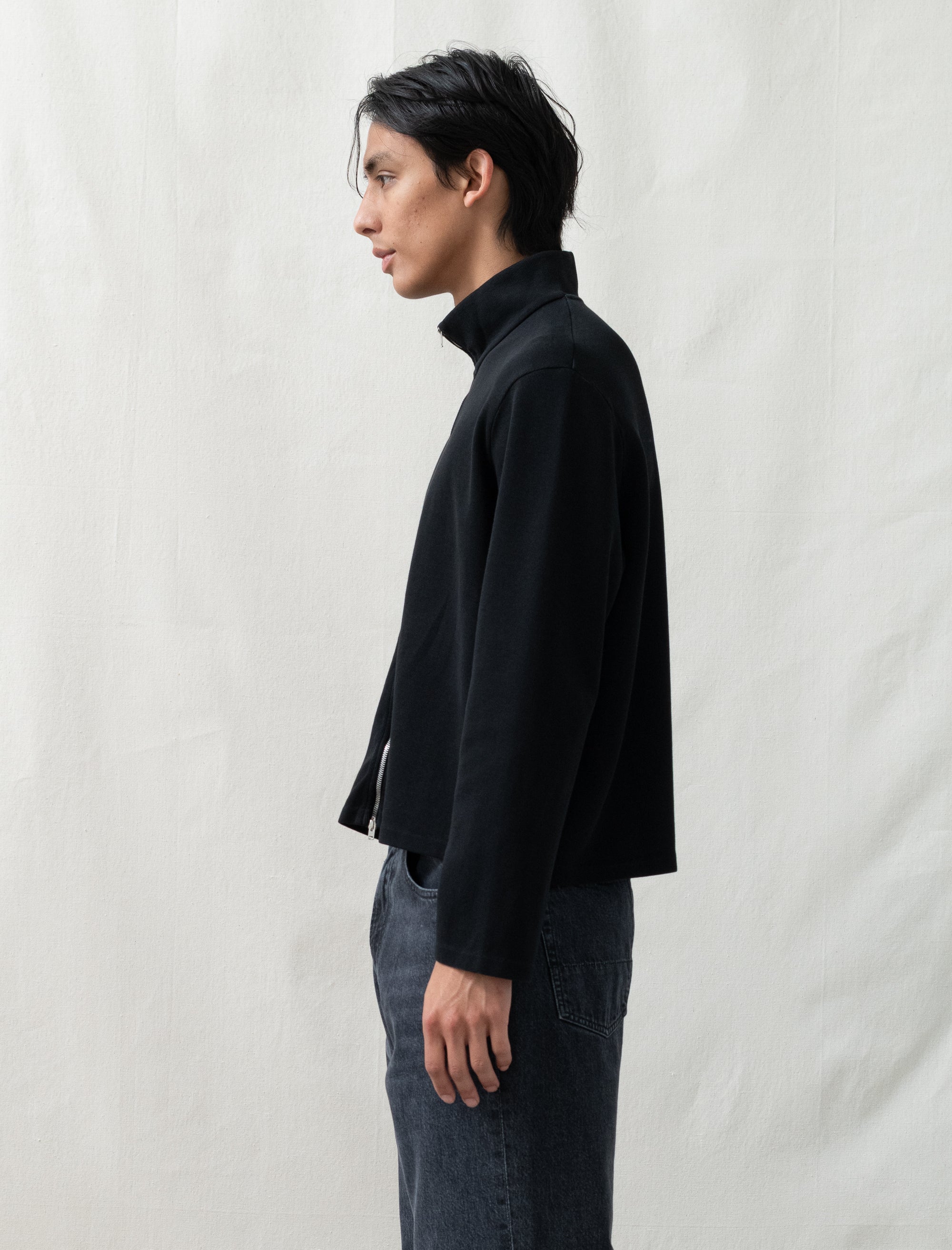 Shrunken Fullzip (Black Athletic Rib) - Image 3