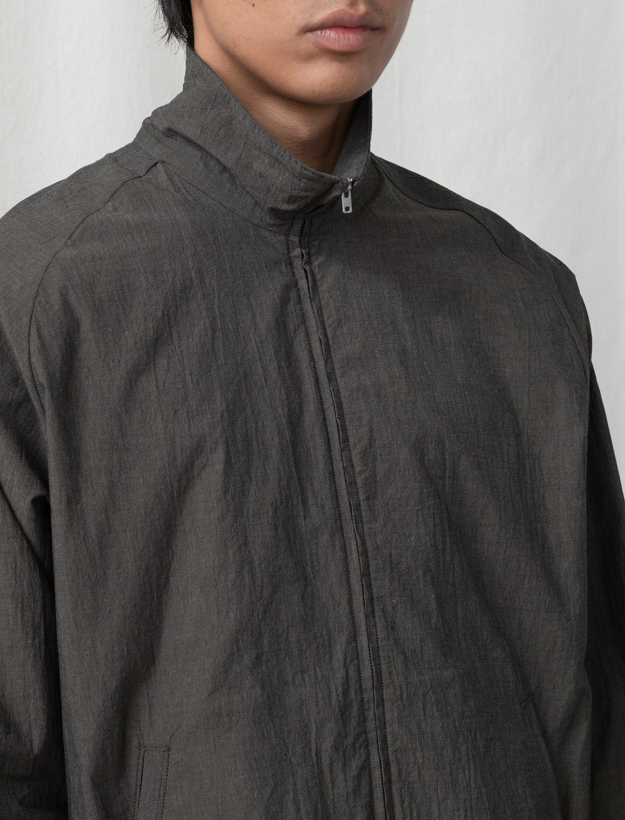 Tumbled Poplin Full Zip (Brown Pearl) - Image 5
